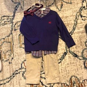 Toddler boy outfit- good for Fall or Christmas